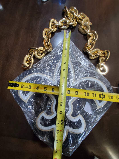 Sanits LED Neon Sign with Hanging Chain Chains for fans