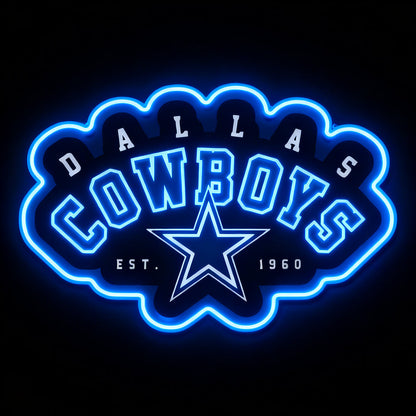 Make it into chains Dallas cowboys New types led lighting up sign Chains for fans