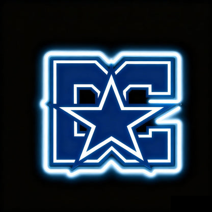 Make it into chains Dallas cowboys New types led lighting up sign Chains for fans