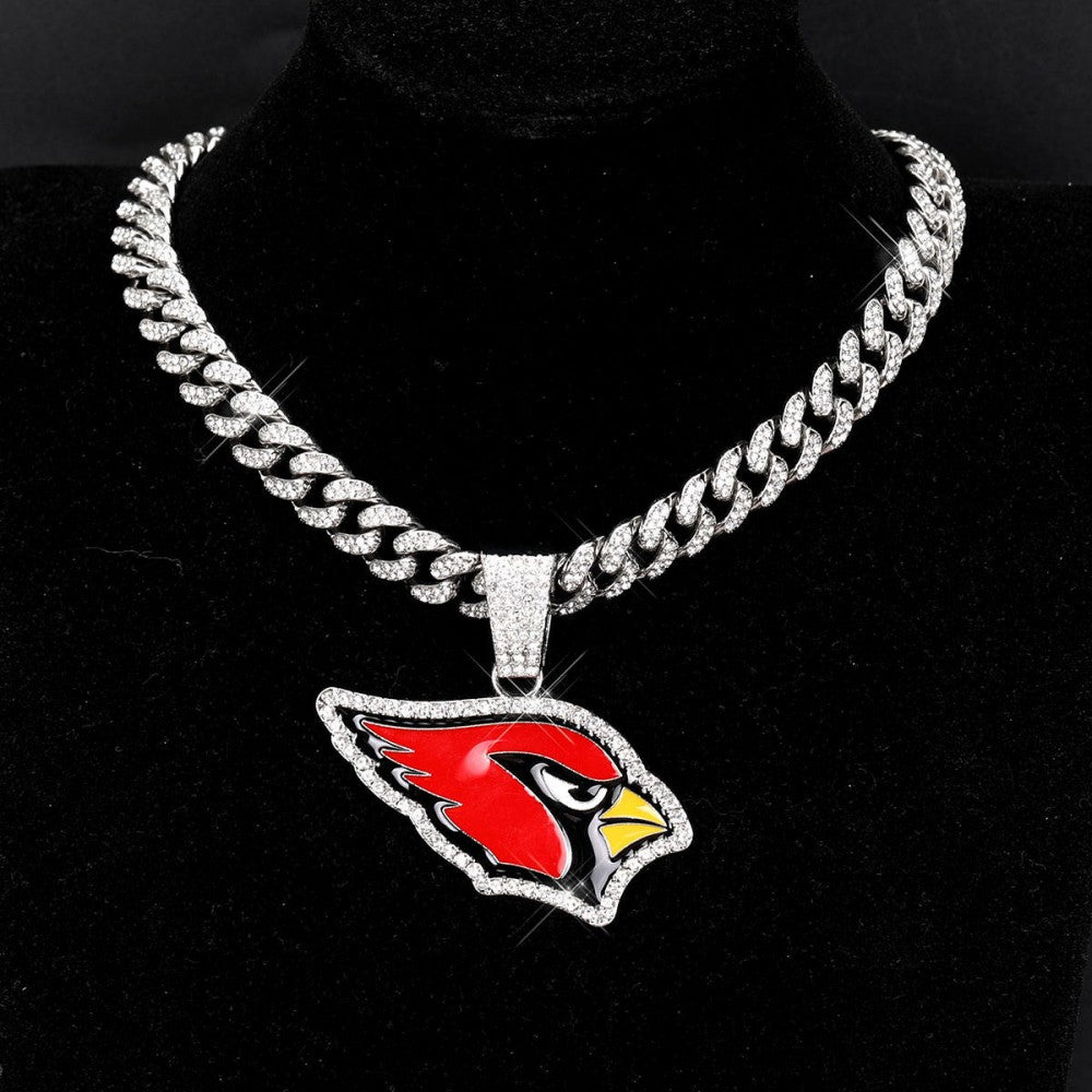 American teams logo specific crystal Diamond effect chains Chains for fans