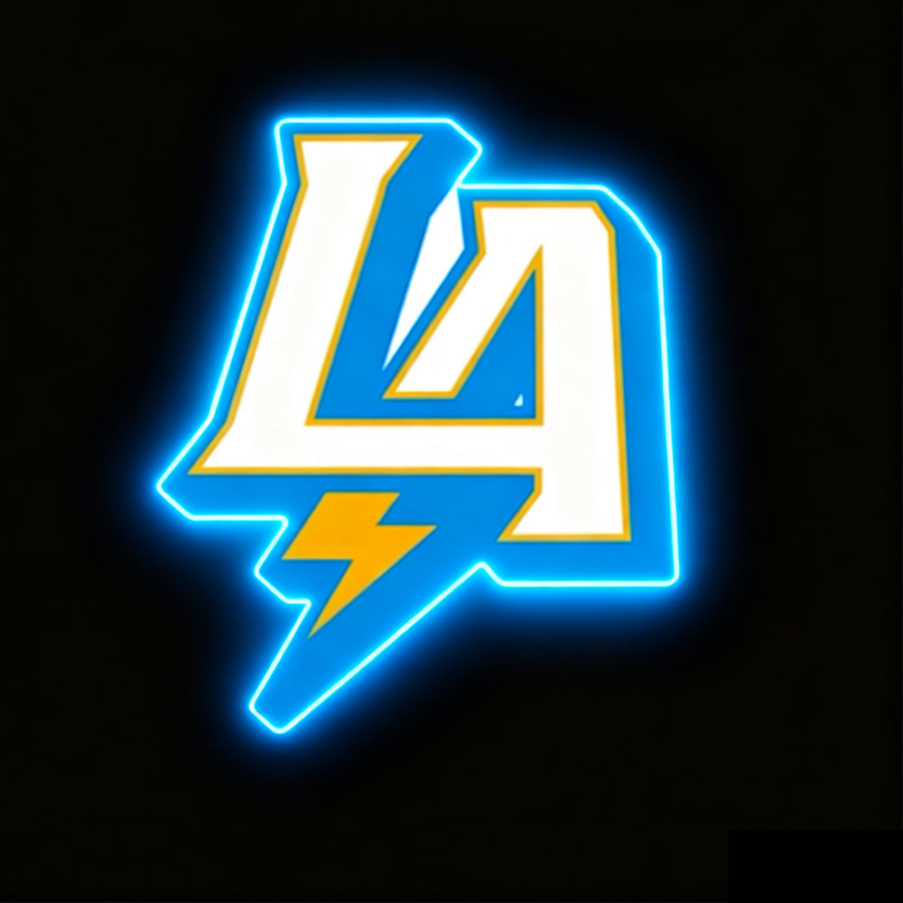 Latest NFL big  logo chains American football Neon sign light chains Chains for fans