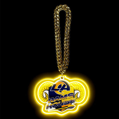 NFL big team logo chains led neon sign Chains for fans