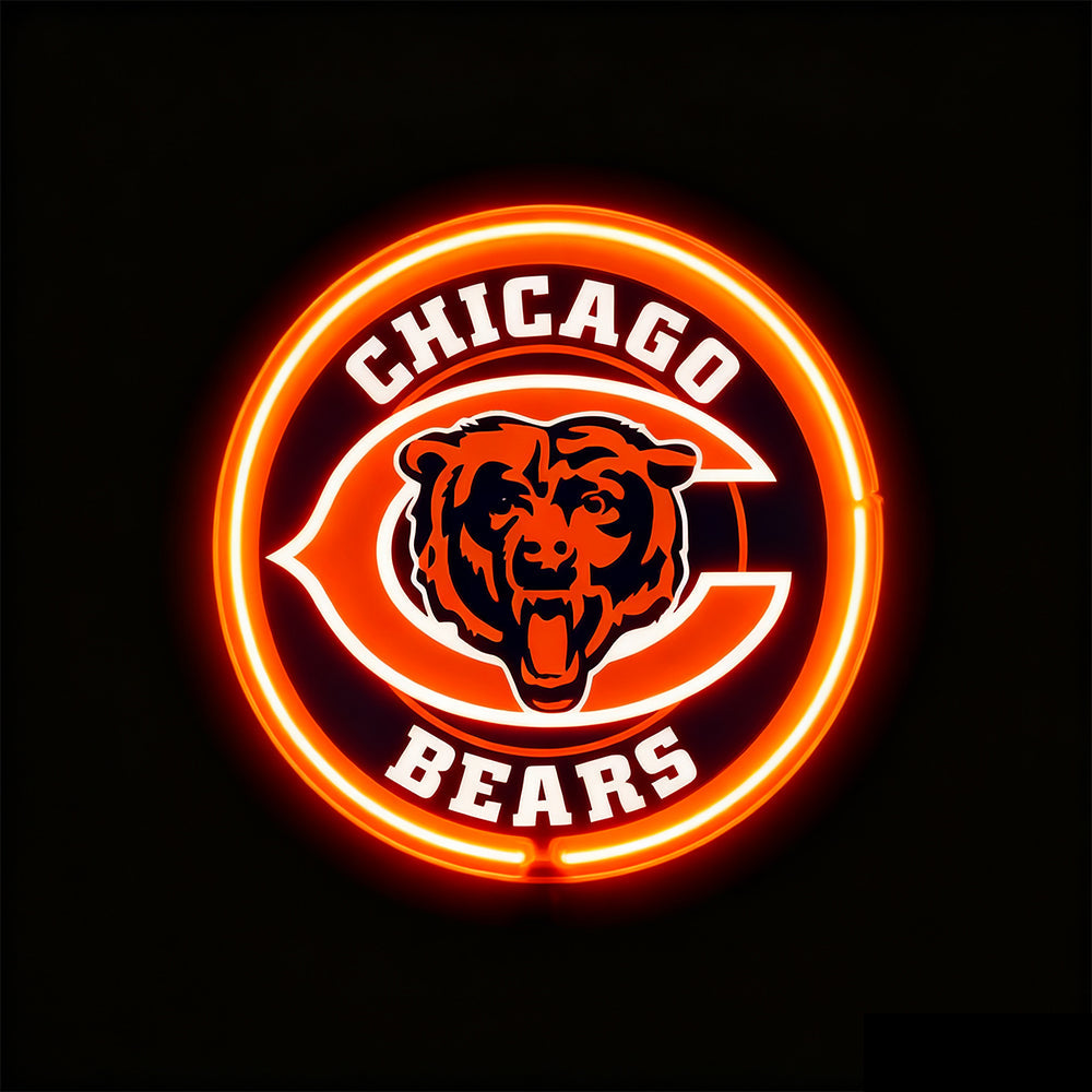 Make it into chains Chicago bear New types led lighting up sign Chains for fans