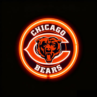 Make it into chains Chicago bear New types led lighting up sign Chains for fans