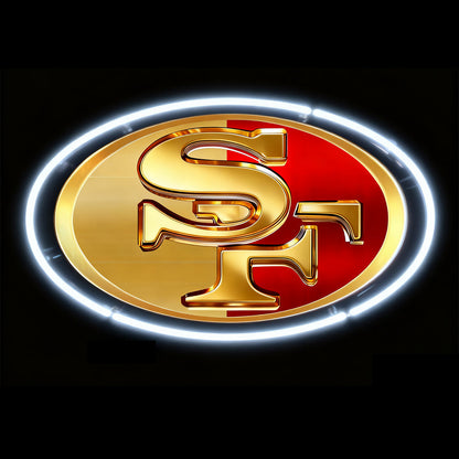 Make it into Necklace San Francisco 49ers neon big chains Chains for fans