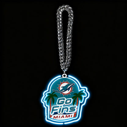 NFL big team logo chains led neon sign Chains for fans