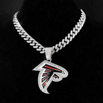 American teams logo specific crystal Diamond effect chains Chains for fans