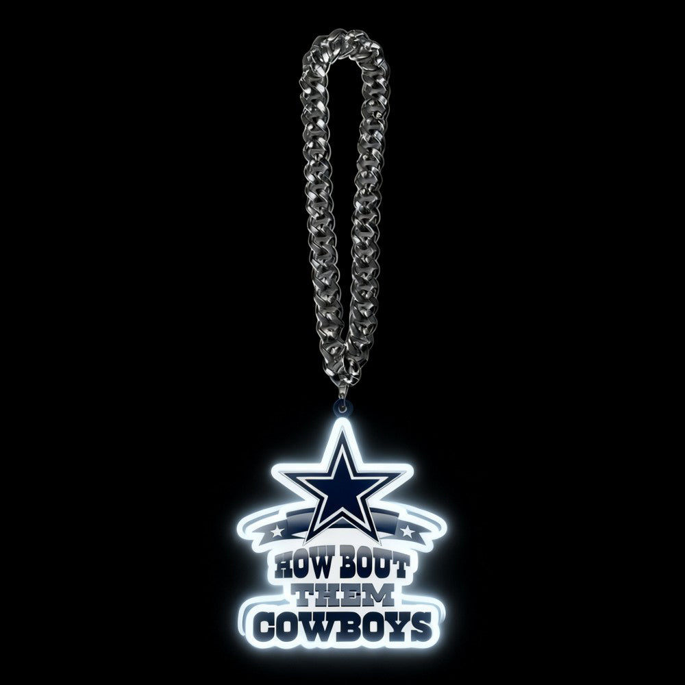 NFL big team logo chains led neon sign Chains for fans