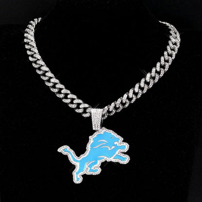 American teams logo specific crystal Diamond effect chains Chains for fans