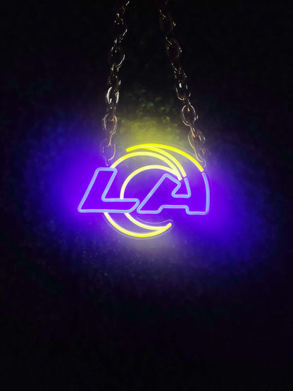 NFL Los Angeles Rams LED sport neon sign chain Chains for fans