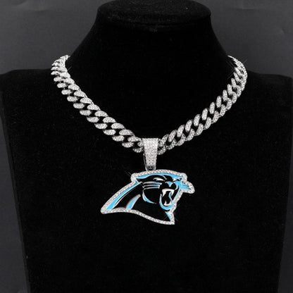 American teams logo specific crystal Diamond effect chains Chains for fans