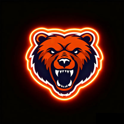 Latest NFL big  logo chains American football Neon sign light chains Chains for fans