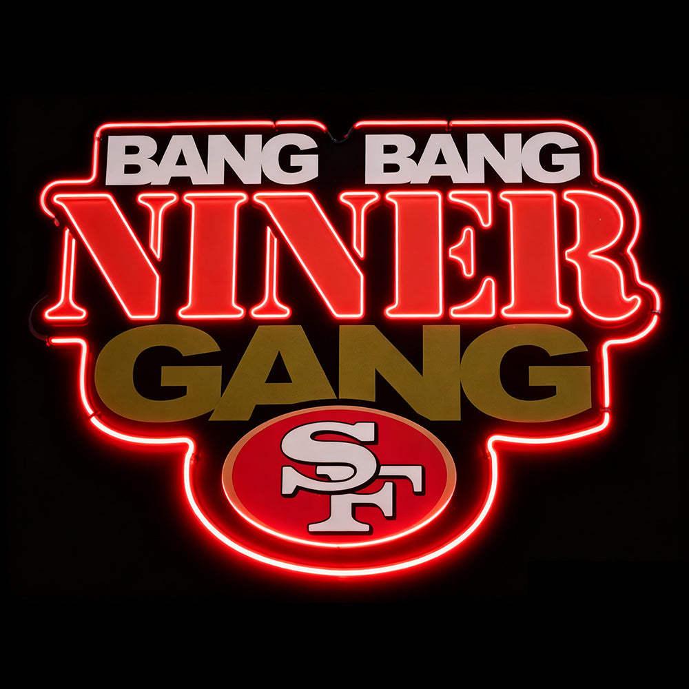 Make it into Necklace San Francisco 49ers neon big chains Chains for fans