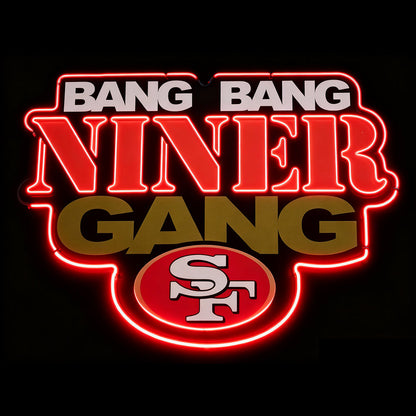 Make it into Necklace San Francisco 49ers neon big chains Chains for fans