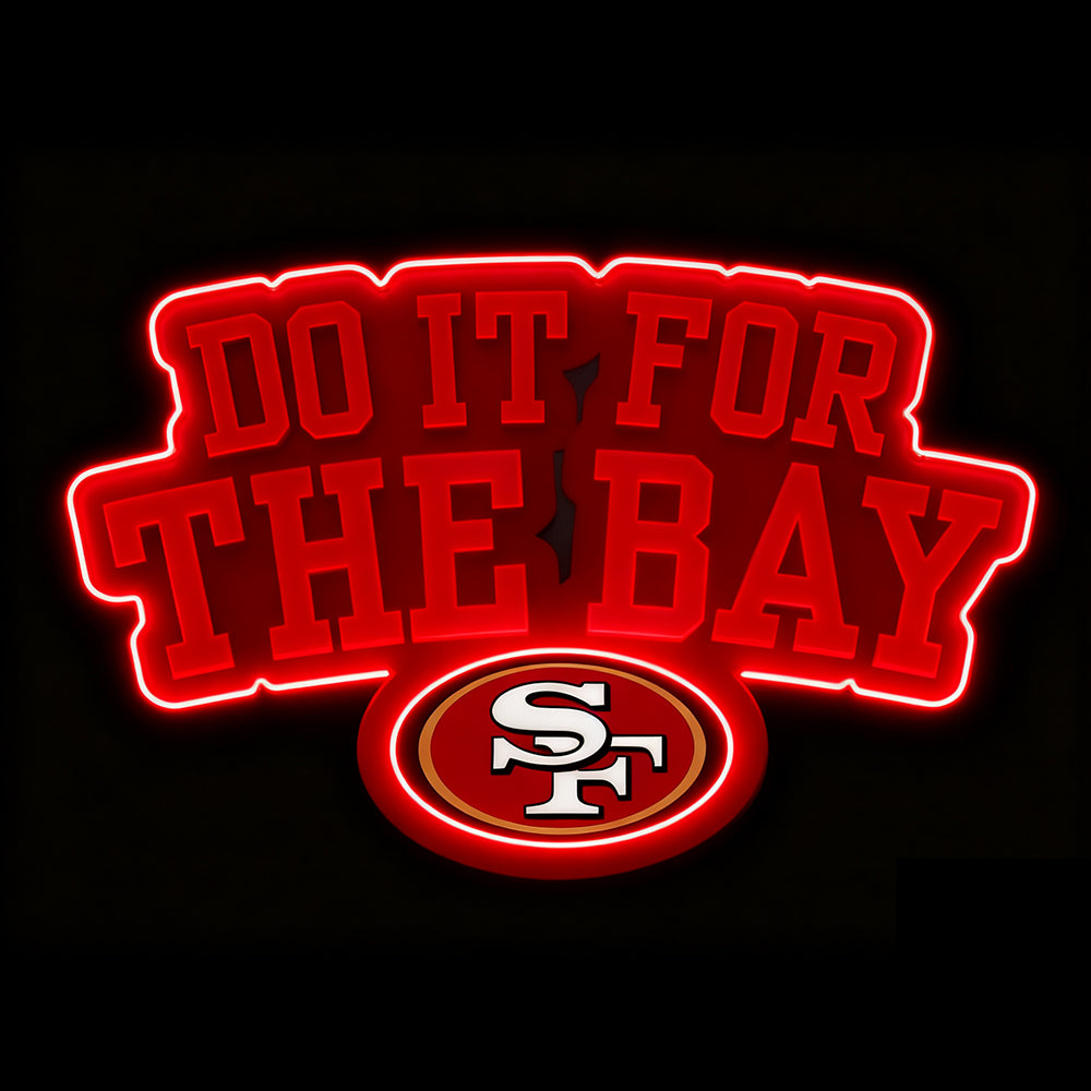 Make it into Necklace San Francisco 49ers neon big chains Chains for fans