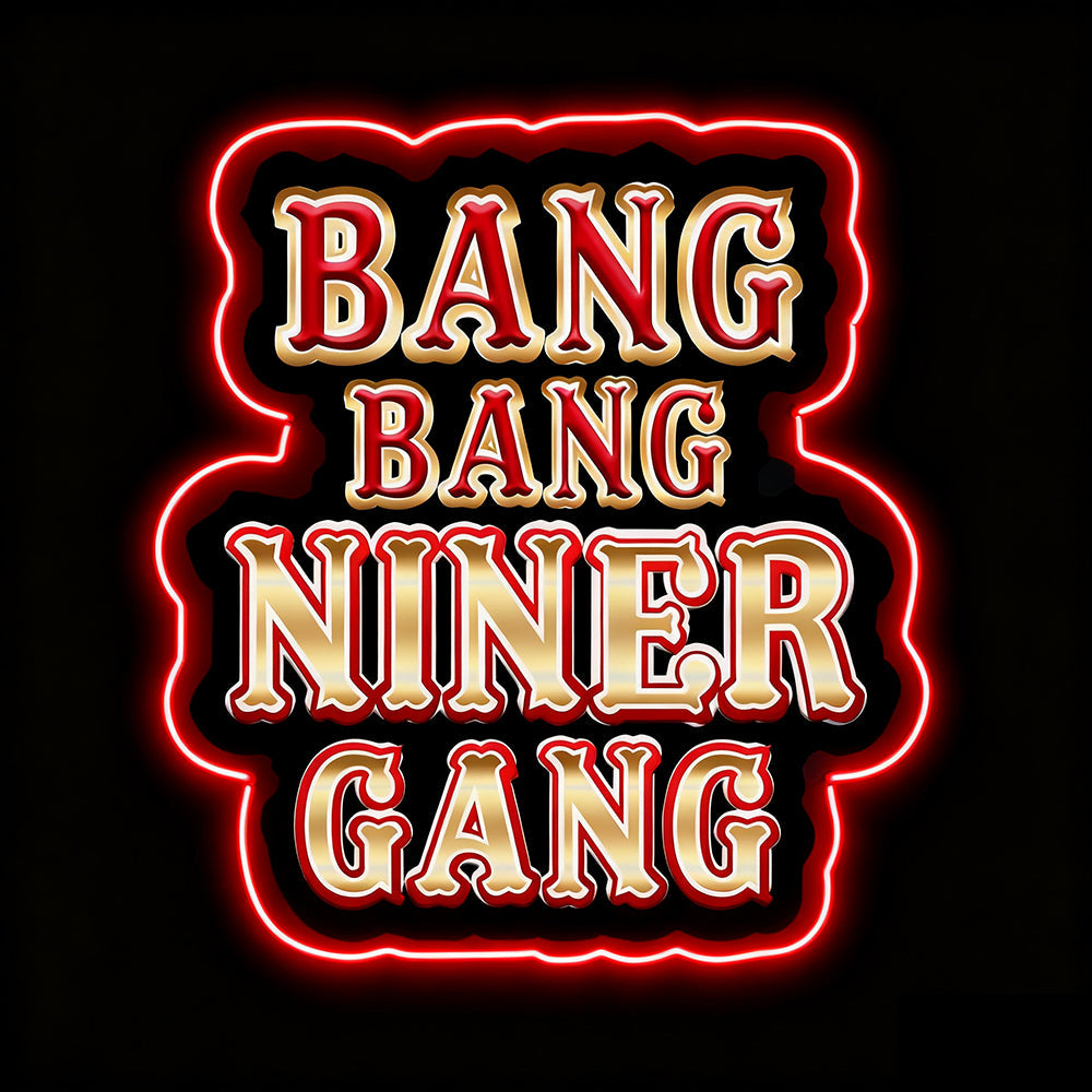 Make it into Necklace San Francisco 49ers neon big chains Chains for fans