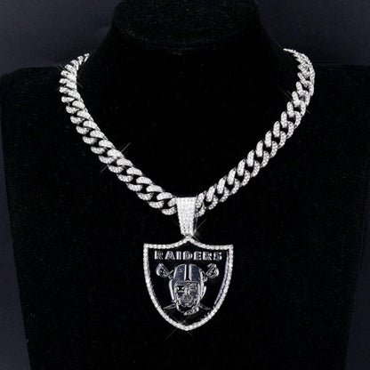 American teams logo specific crystal Diamond effect chains Chains for fans