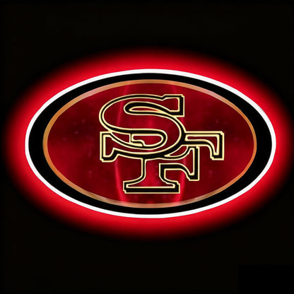 Stylish NFL Big logo 49ers team sign making into chain symbol for fans Chains for fans