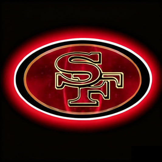 Stylish NFL Big logo 49ers team sign making into chain symbol for fans Chains for fans