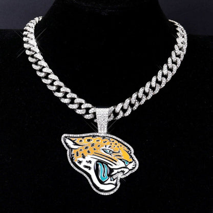 American teams logo specific crystal Diamond effect chains Chains for fans
