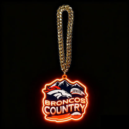 NFL big team logo chains led neon sign Chains for fans