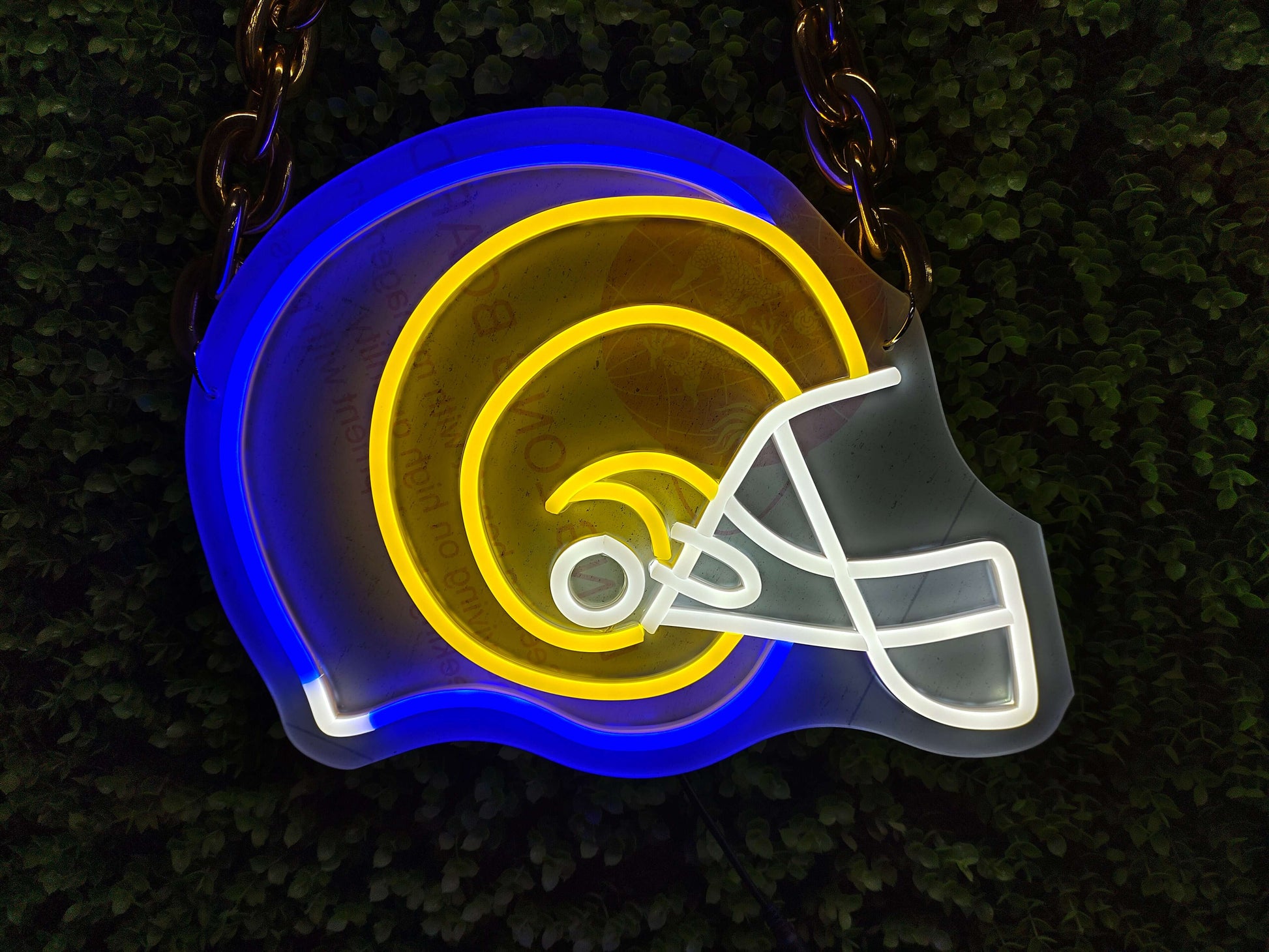 NFL Los Angeles Rams LED sport neon sign chain Chains for fans