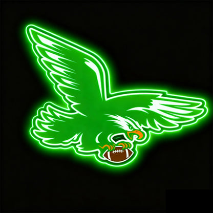 Latest NFL big  logo chains American football Neon sign light chains Chains for fans