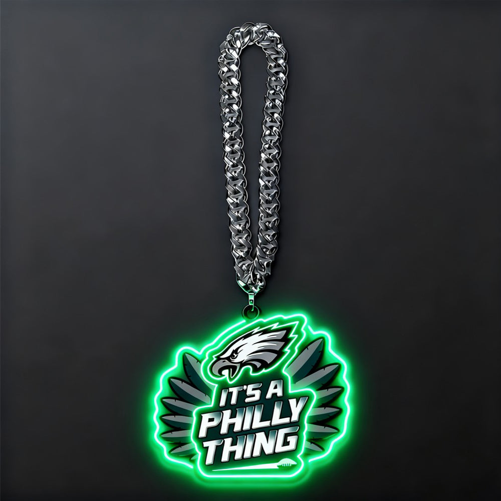 NFL big team logo chains led neon sign Chains for fans