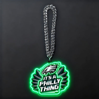 NFL big team logo chains led neon sign Chains for fans