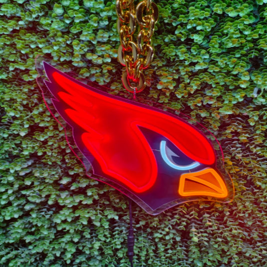 Arizona Cardinals fans Exclusive Led big logo symbol including necklace Chains for fans