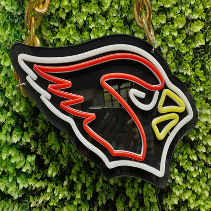 Arizona Cardinals fans Exclusive Led big logo symbol including necklace Chains for fans