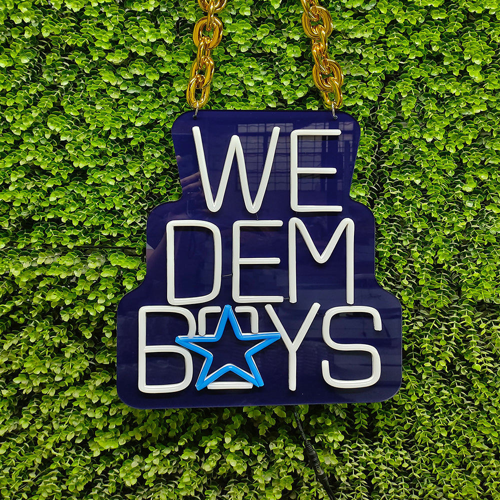 NFL fans chains  Dallas Cowboys Led big logo chains for team Chains for fans