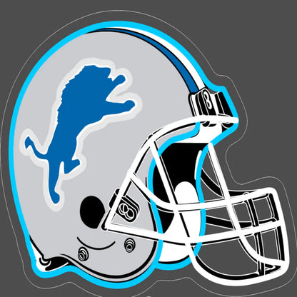 American Football Helmet Led Neon Sign With Necklace Chain Chains for fans