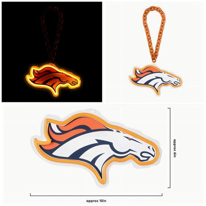 American football Big logo sign Most popular neon sign light Chains for fans