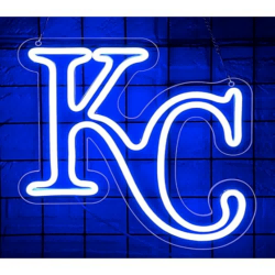 Sport fans Kansas City Chiefs exclusive Neon light up big logo chain 12V including chains Chains for fans
