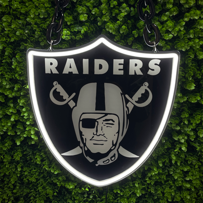 Light Up Your Loyalty with a Custom American Football Team Logo Neon Sign Chains for fans