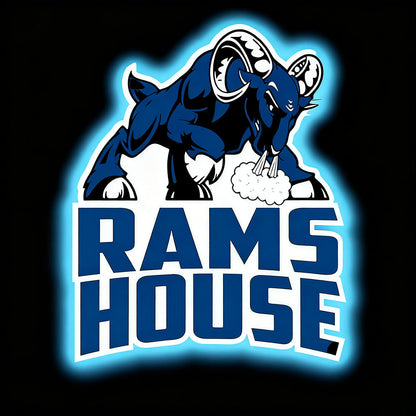 Stylish NFL Big logo Los Angeles Rams team sign making into chain symbol for fans Chains for fans