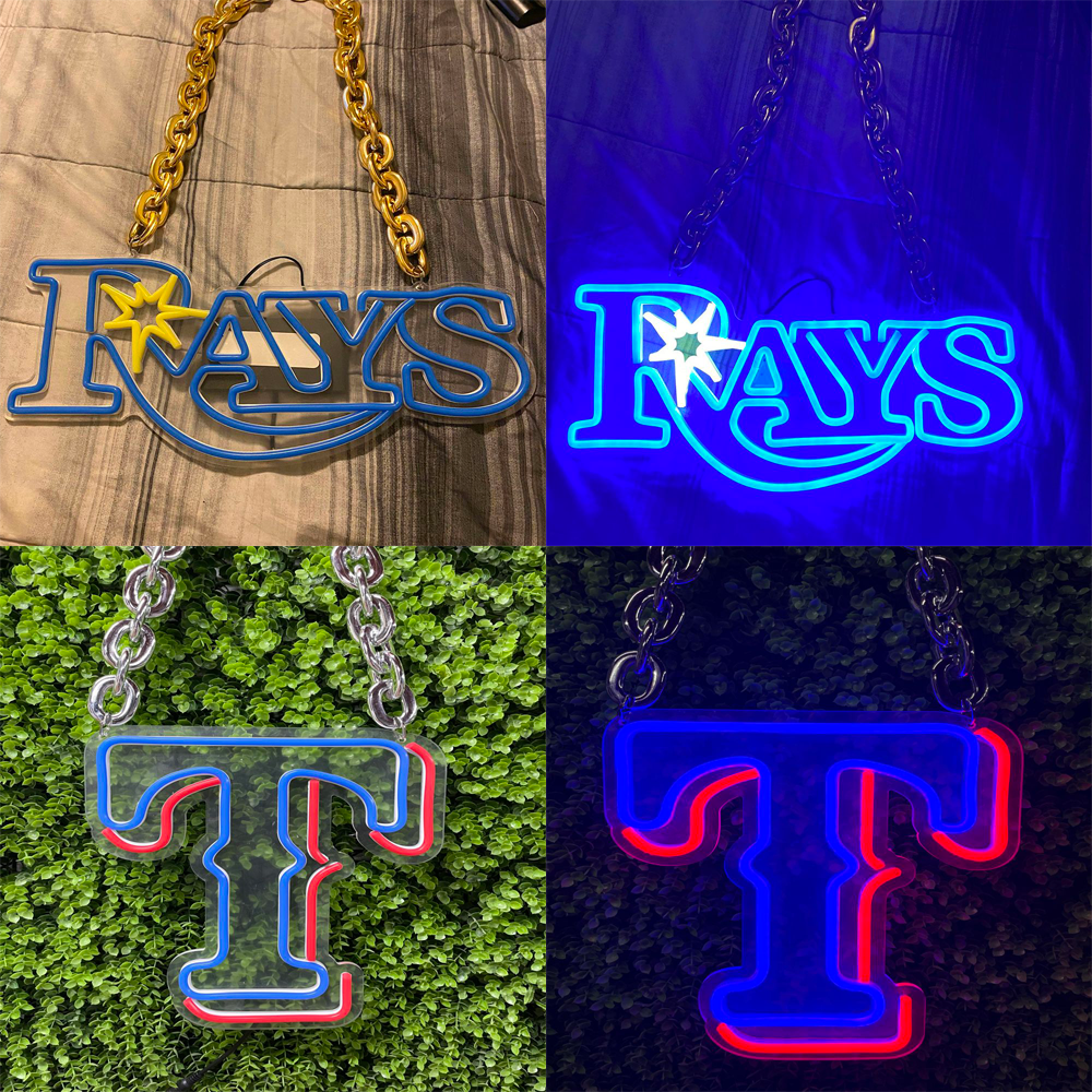 MLB logo neon sign