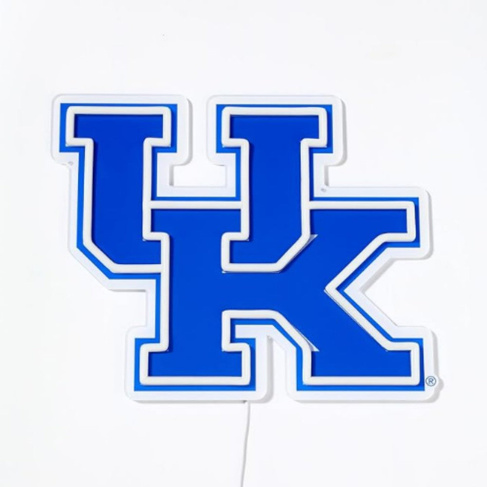 NCAA University football team logo Led lighting up neon sign Chains for fans