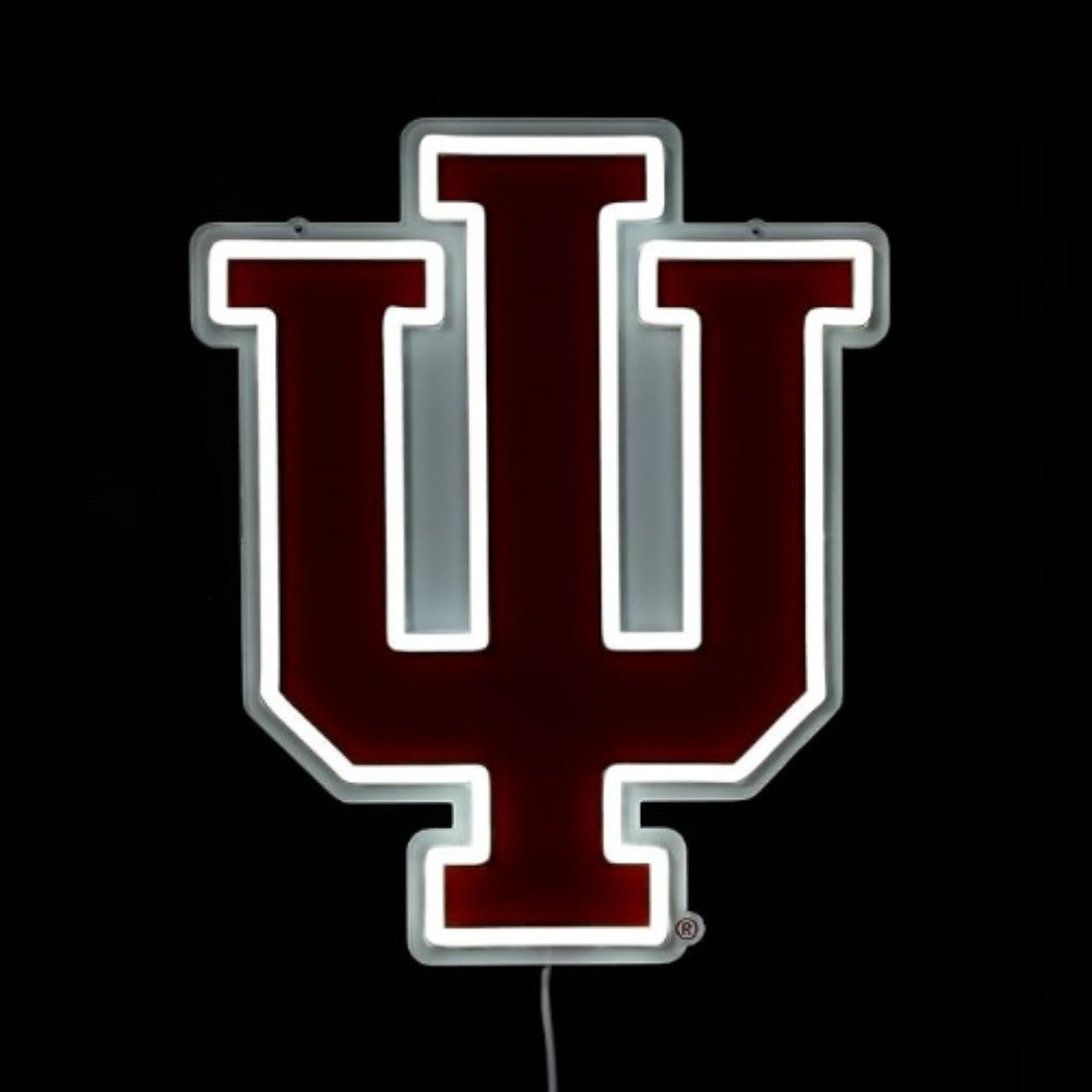 NCAA University football team logo Led lighting up neon sign Chains for fans