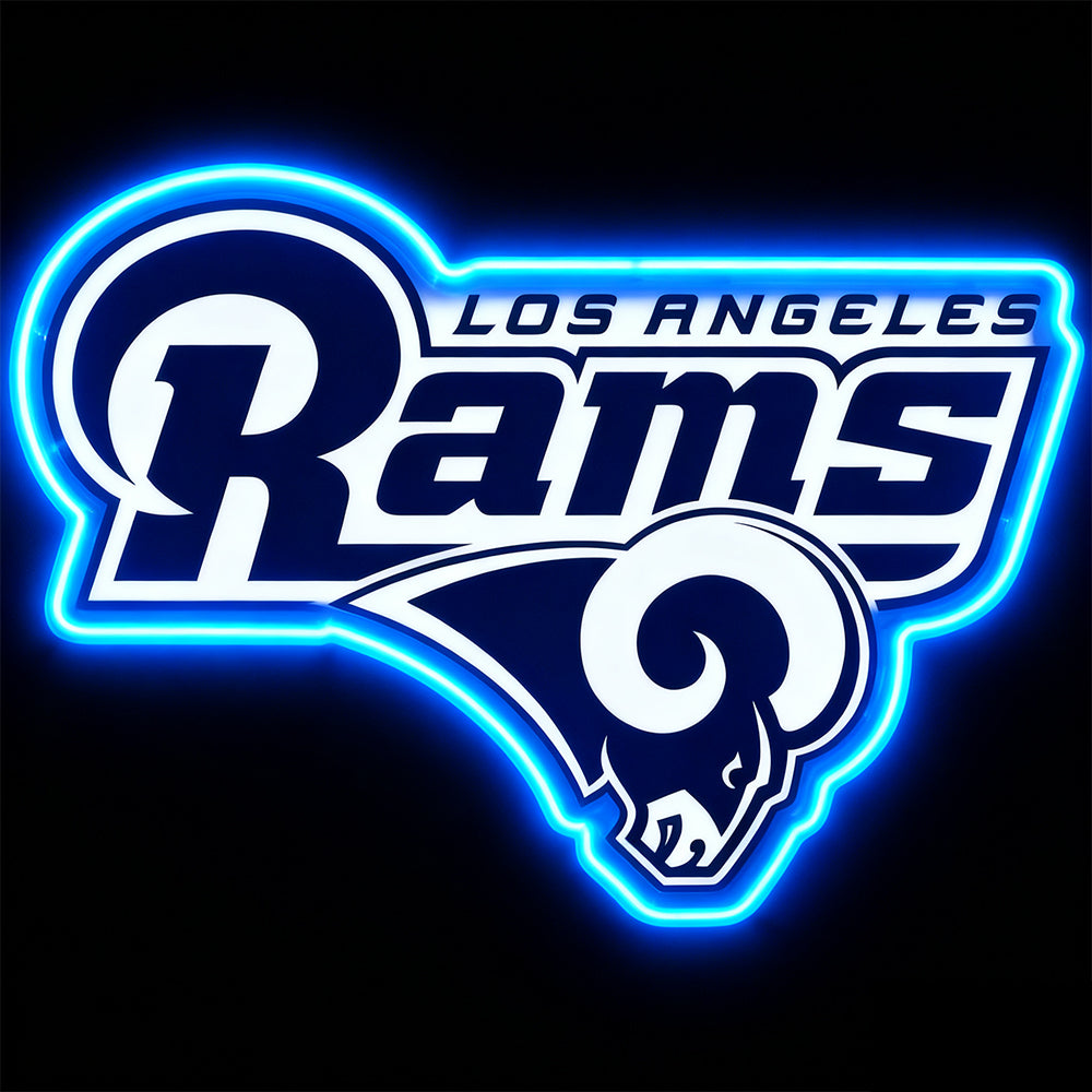 Make it into Necklace Los Angeles Rams neon big chains Chains for fans