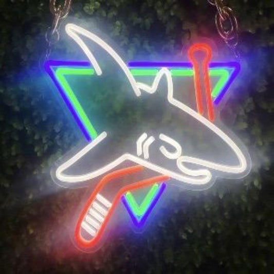 Sport fans San Francisco Neon light up big logo chain 12V including chains Chains for fans