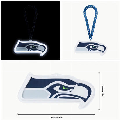 American football Big logo sign Most popular neon sign light Chains for fans