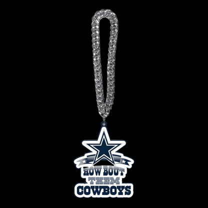 Showing off your passion to American football Dallas Cowboys UV logo chains light up sign including necklace（副本） Chains for fans