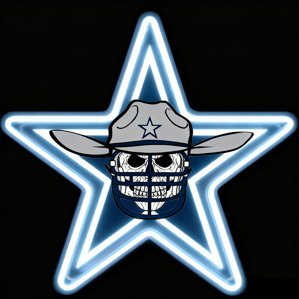 NFL football Dallas cowboys led lighting up sign