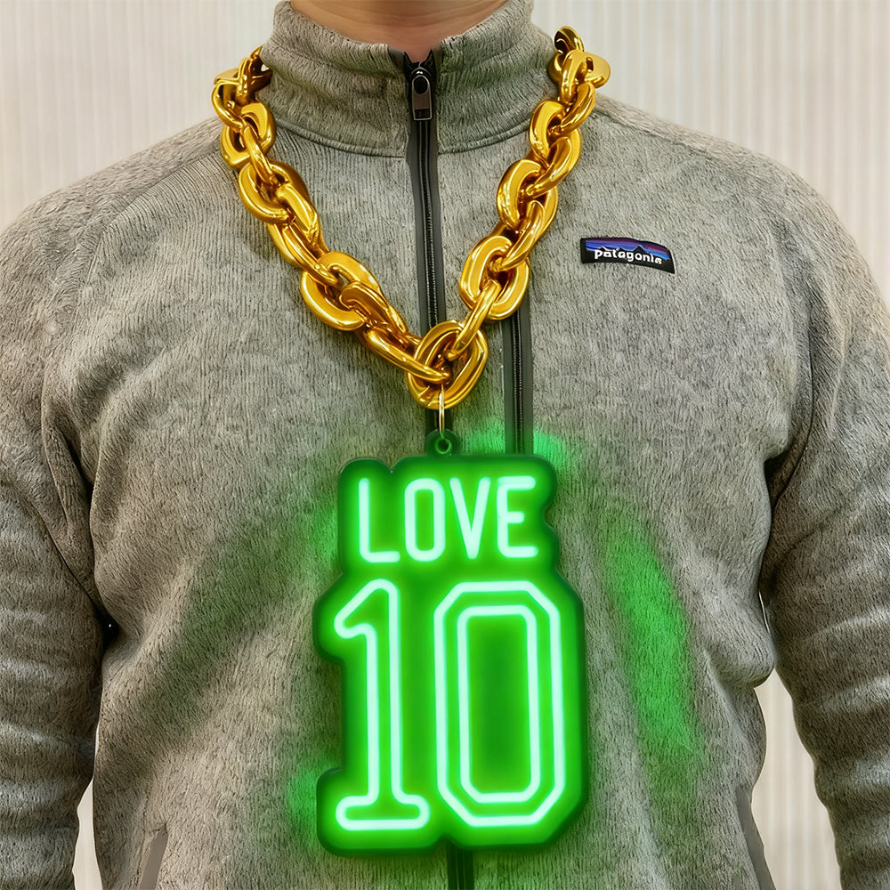 NFL Player 3D big team numbers logo chains Chains for fans