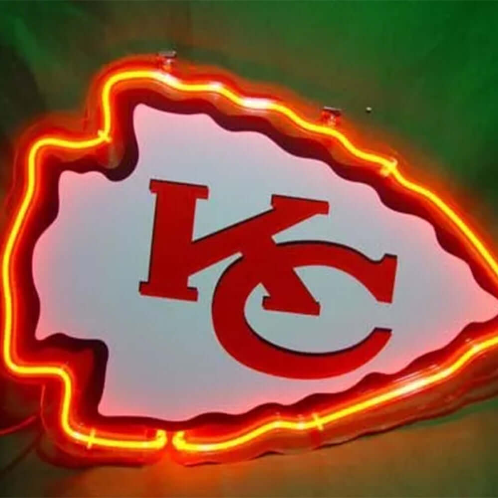 NFL Kansas City Chiefs LED neon sign necklace Chains for fans