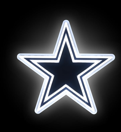 NFL fans chains Team Logo LED Neon Light Up Sign Chains for fans