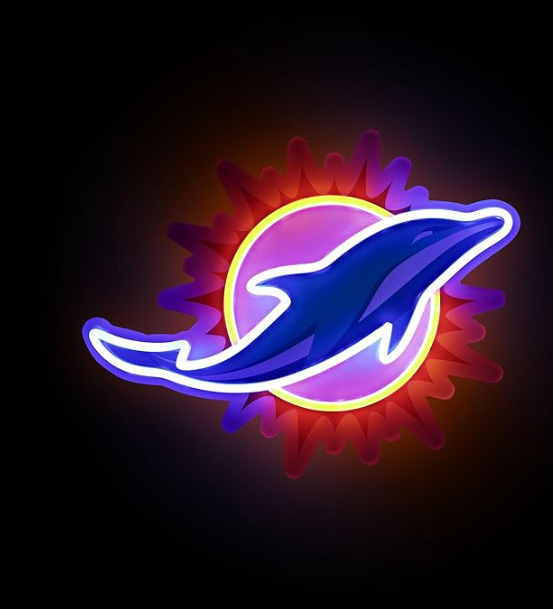 NFL fans chains Team Logo LED Neon Light Up Sign Chains for fans