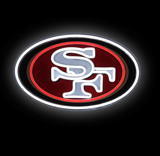NFL fans chains Team Logo LED Neon Light Up Sign Chains for fans